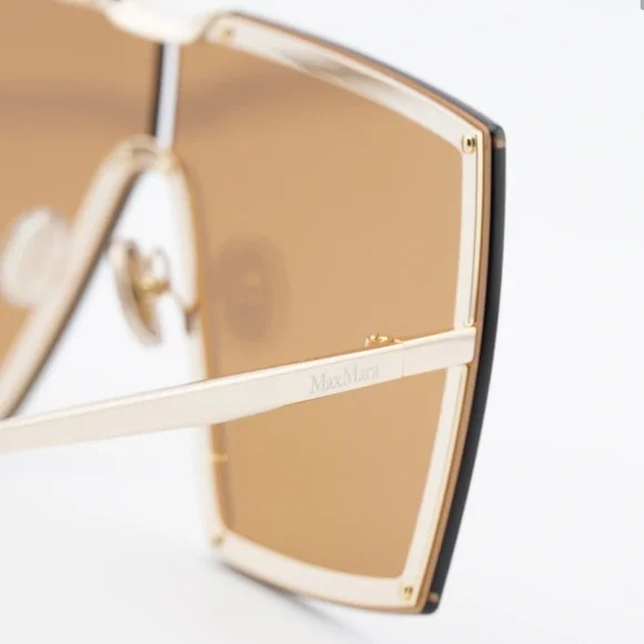 New! MaxMara MM0117 32E Oversized Sunglasses, Authentic display picture 1